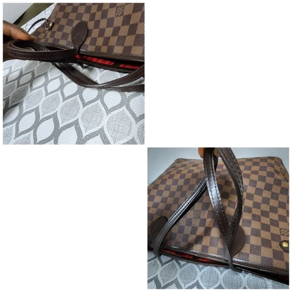 Authentic Louis Vuitton Damier Ebene Neverfull MM